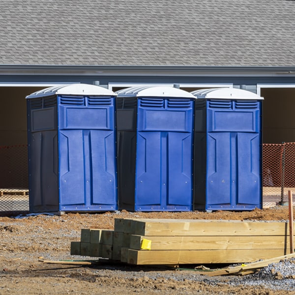 what is the cost difference between standard and deluxe portable restroom rentals in New Columbia PA